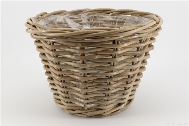 Round Pot Rattan
