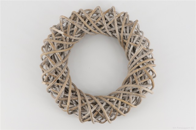 Rotan Krans White Wash